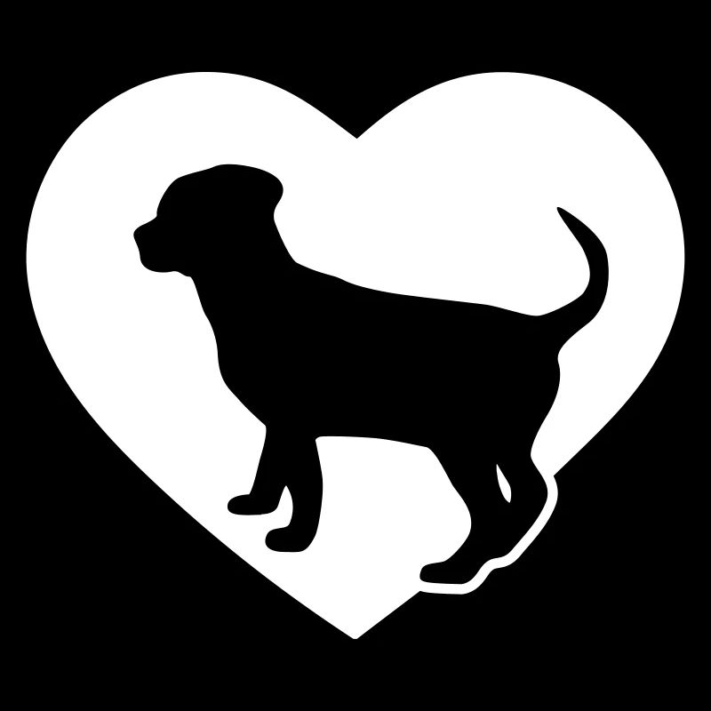 Coeur chiot chien