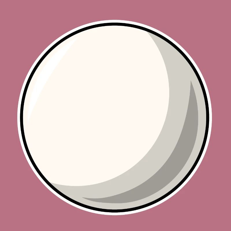 Billiards white billiard ball