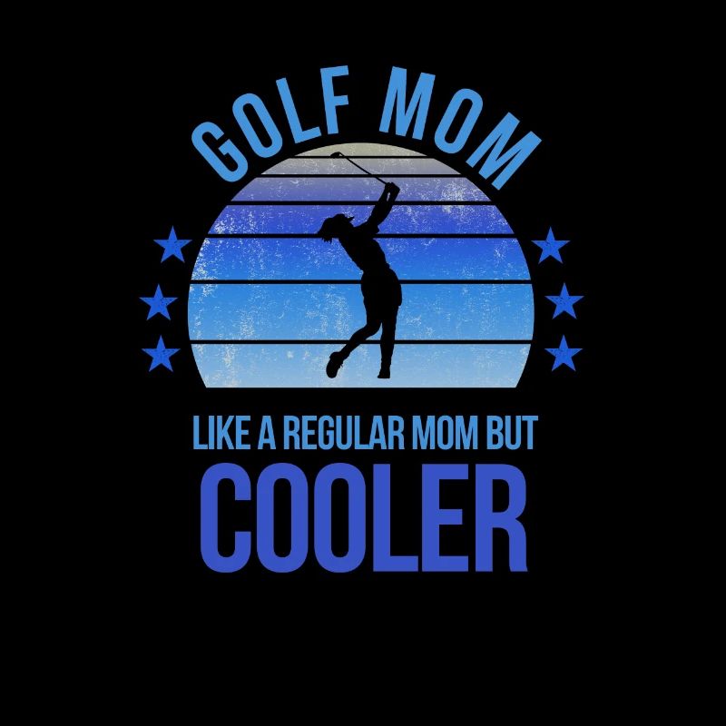Golf Mama Golfer Golf Fan Muttertag Geburtstag