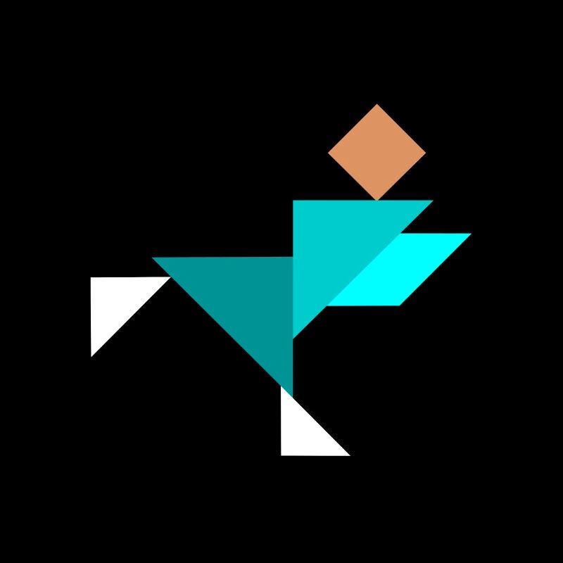 Patineurs - Tangram
