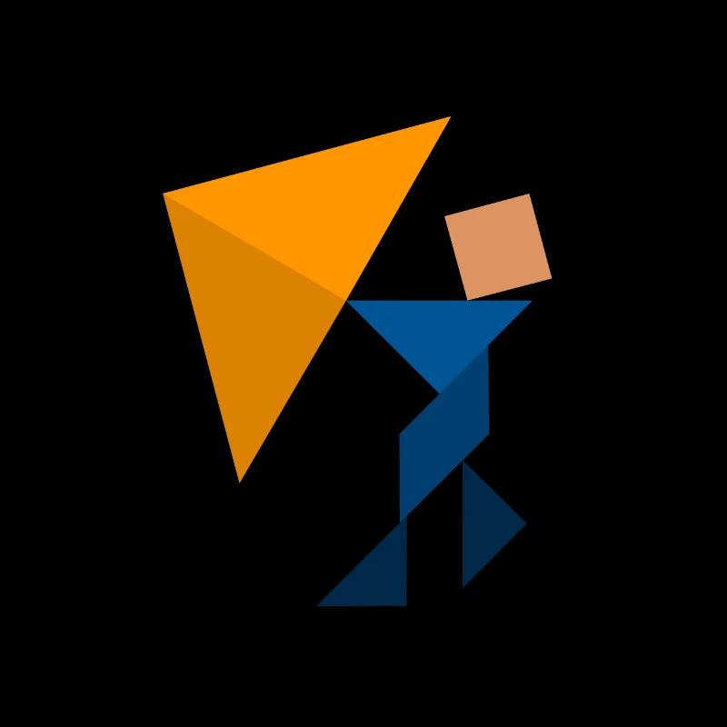 Cerf-volant - Tangram