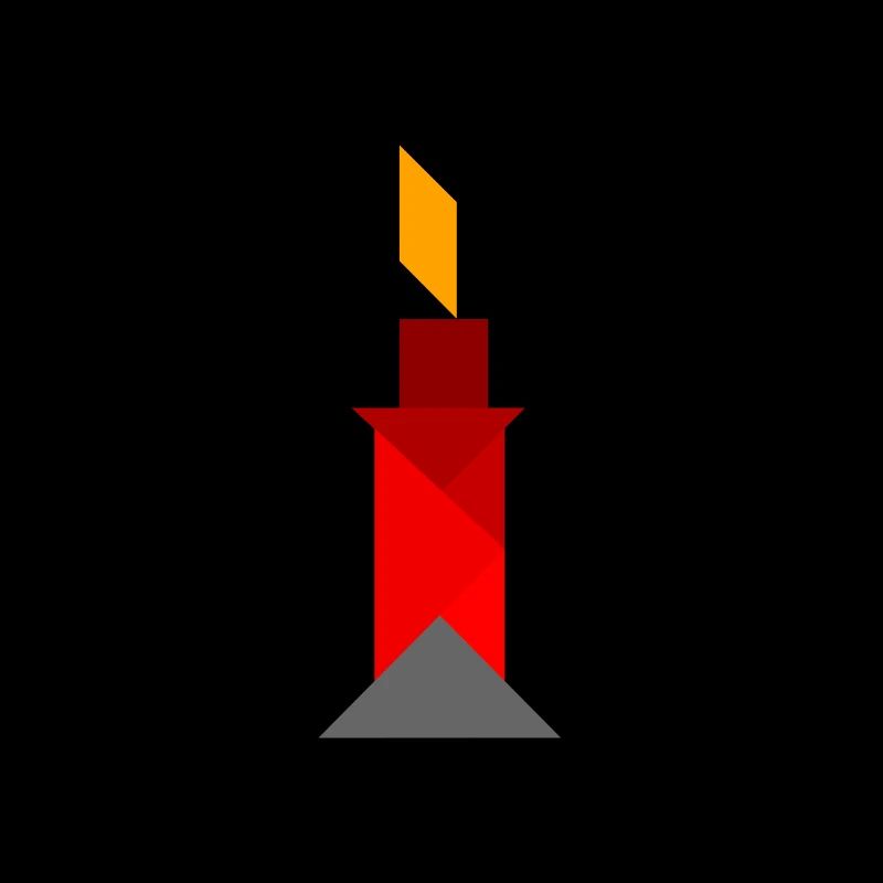 Bougie - Tangram