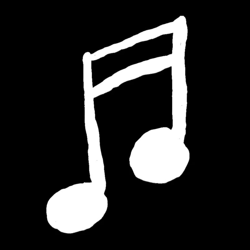 Note (logo petit, blanc)