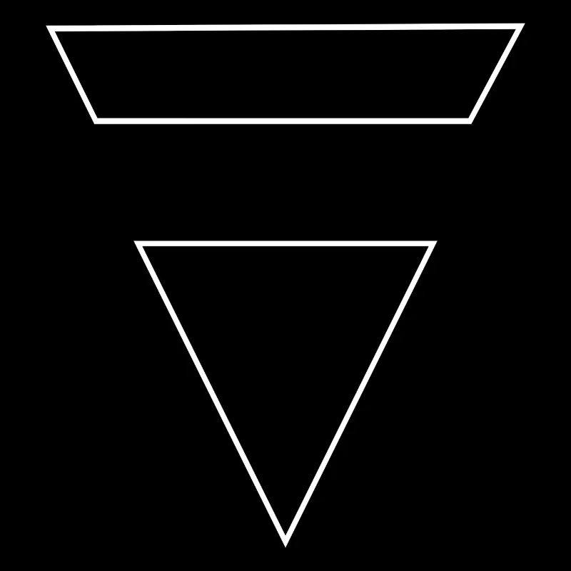 Forme de triangle de symbole