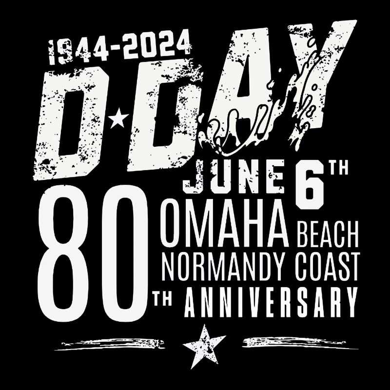 D Day at Omaha Beach 80th 2024