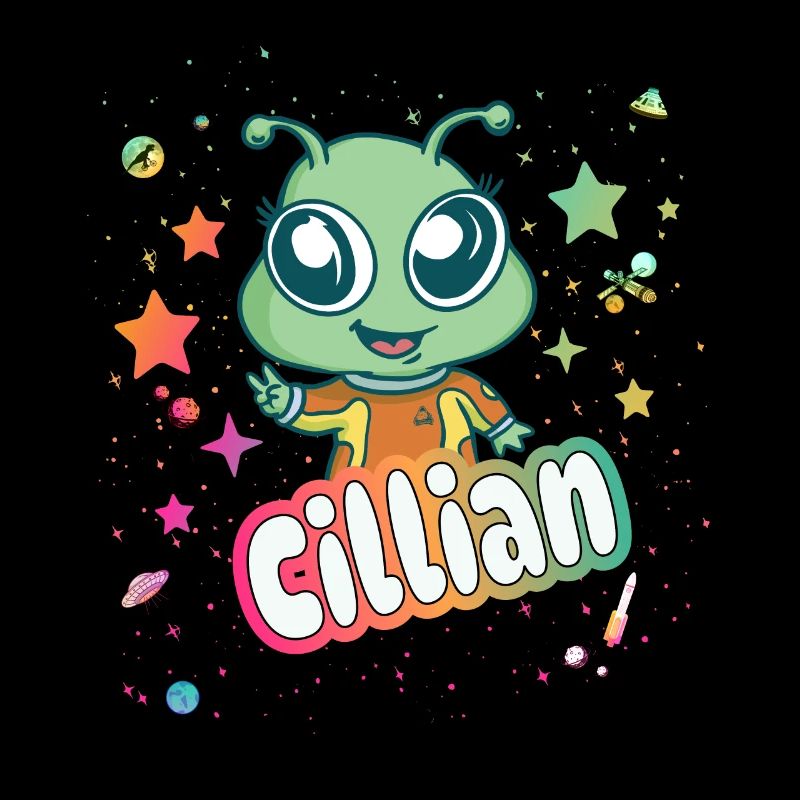 CILLIAN - Schöner Junge Name mit süßem Alien