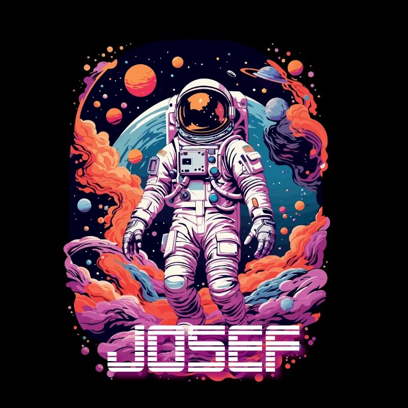 JOSEF - Beau prénom de garçon avec astronaute cool