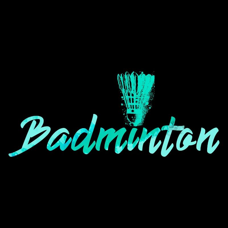 badminton,badminton,shuttlecock,watercolor, graffiti,mint