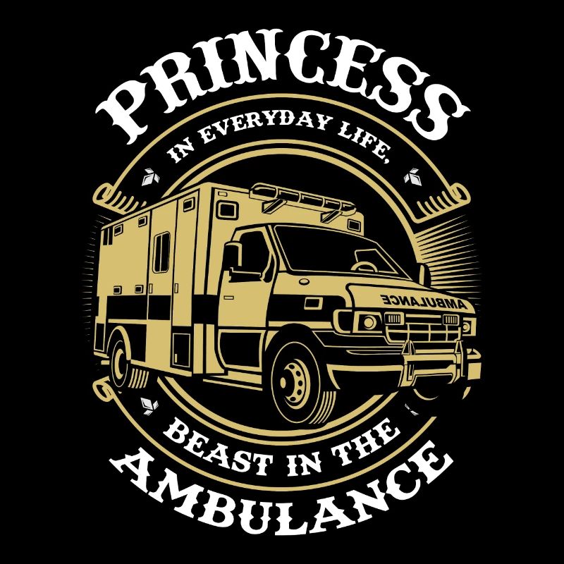 Service d'ambulance paramédical cadeau · princesse