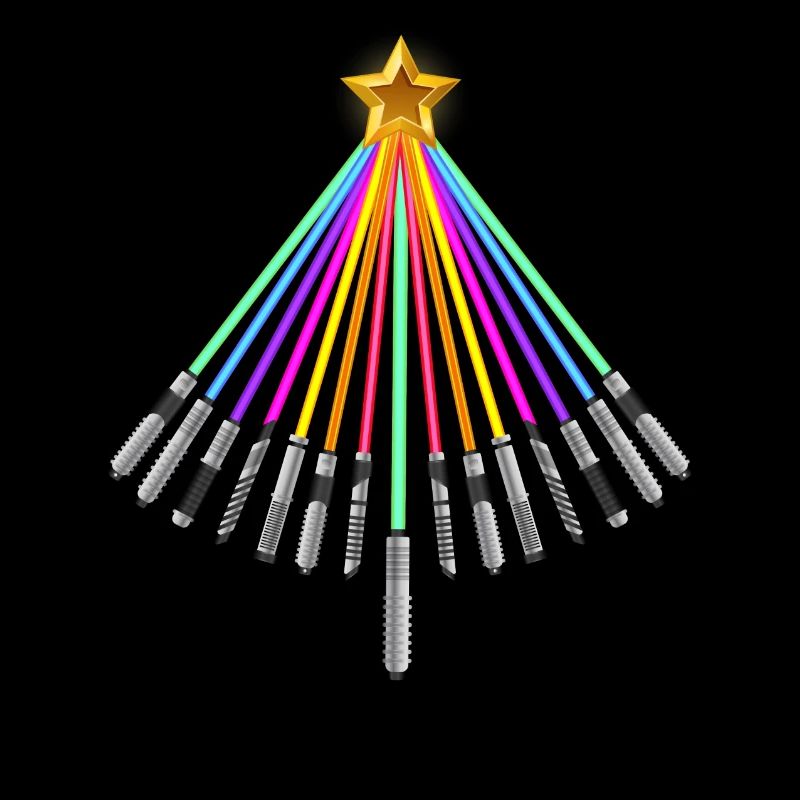 Lichtschwert Weihnachtsbaum