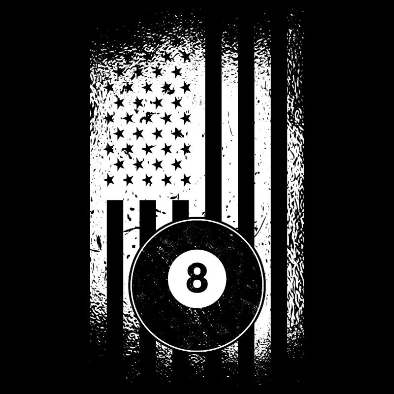 American Flag Billiards Pool Player Apparel