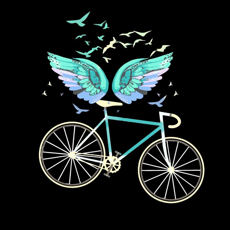 ailes d’ange, ailes, ailes d’ange, vélo, vélo