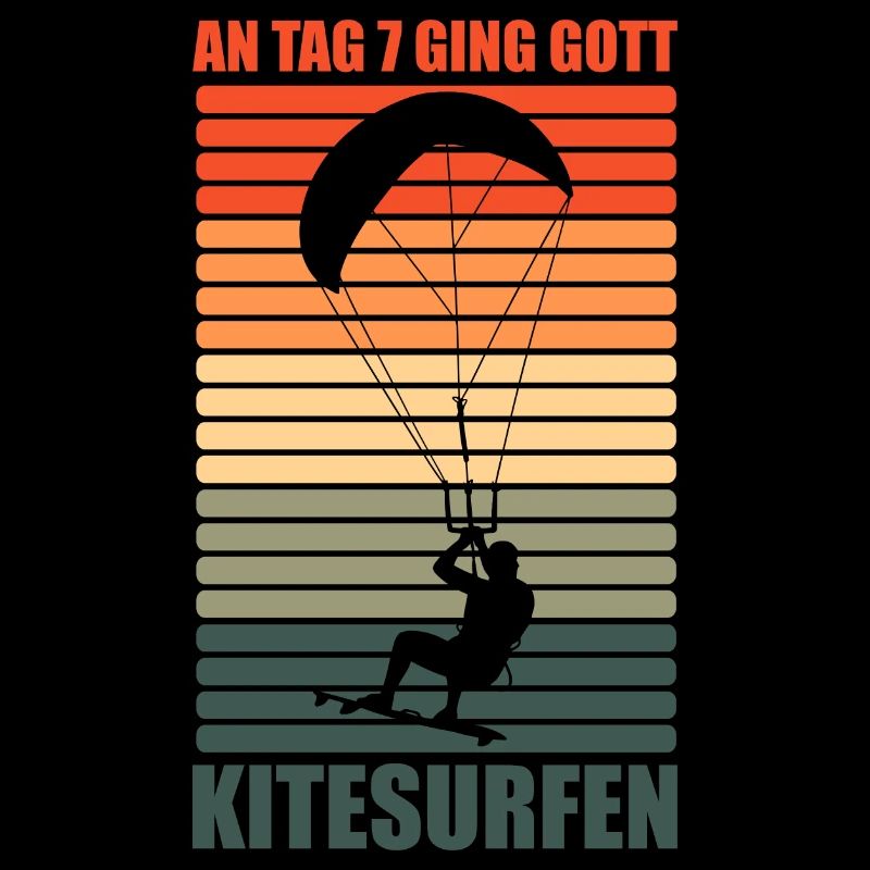 An Tag 7 Ging Gitt Kitesurfen