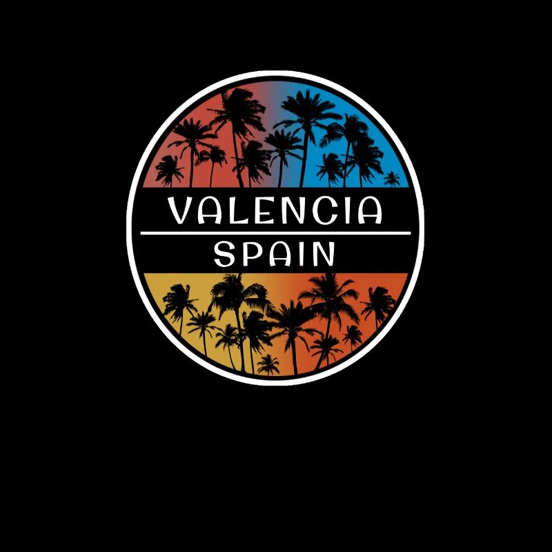 Valence Espagne Vacances élégantes Souvenir Palmier