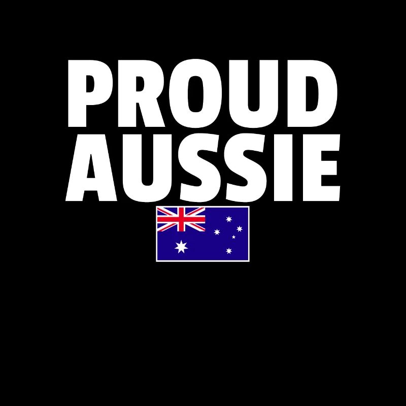 Fier drapeau australien de l’Australie australienne