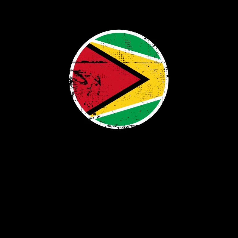 Guyana Vintage Drapeau guyanais Guyanais