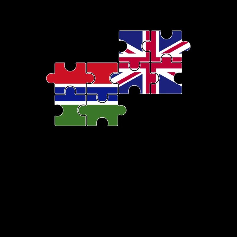 Gambia UK Flagge Britisch Gambisch