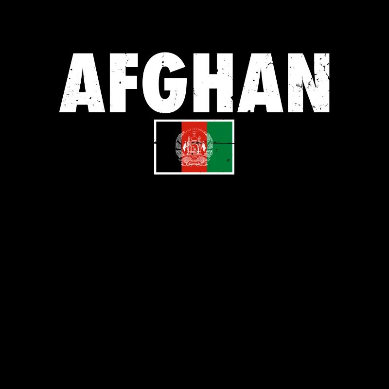 Afghan Afghanistan Vintage drapeau afghan