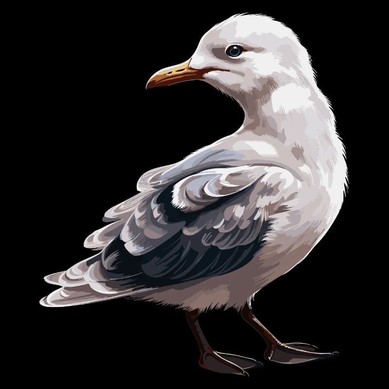 Baby Seagull Seabird