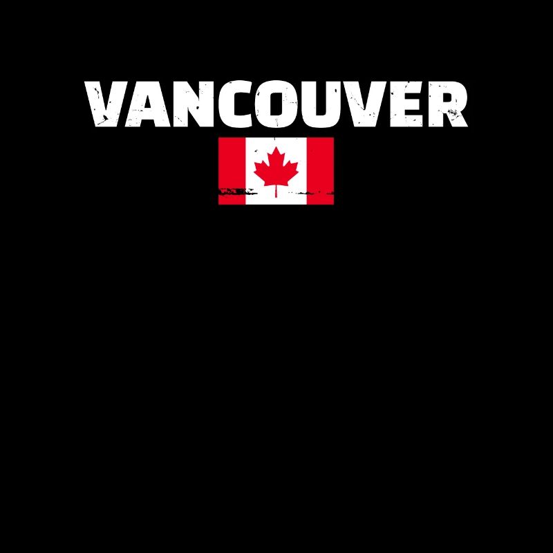 Vancouver Vintage Canada Drapeau canadien