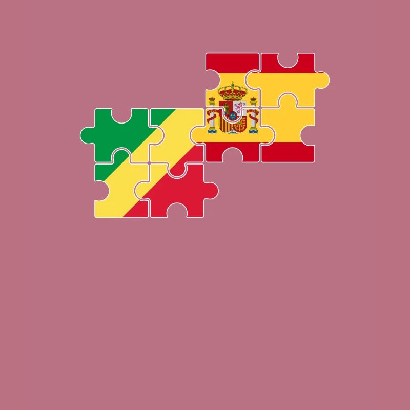 République du Congo Espagne Drapeau Espagnol Congolais