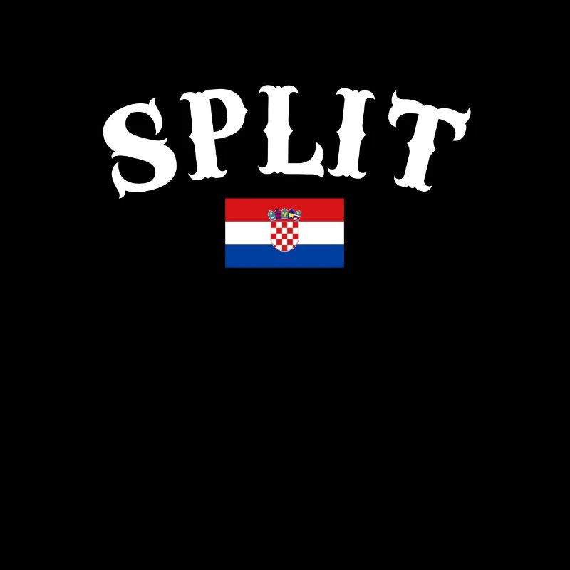 Split Croatia Croatian flag Croatian