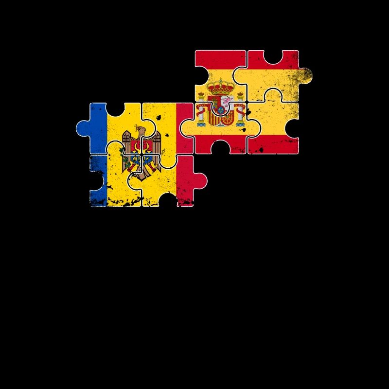 Moldova Spain Vintage Flag Spanish Moldovan