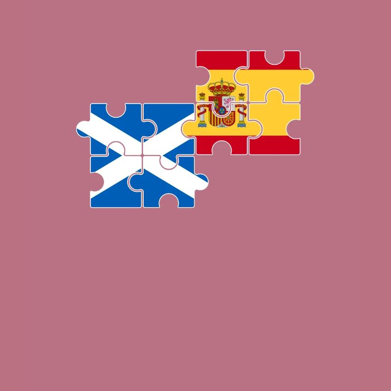 Ecosse, Espagne, drapeau, Espagnol, Ecossais