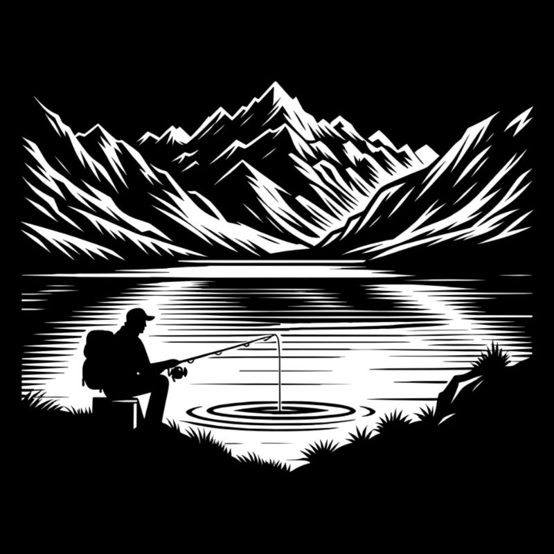 Pêche au lac de montagne