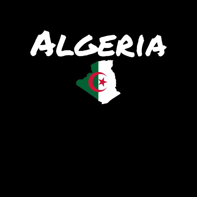Carte de l’Algérie Algérie Drapeau algérien
