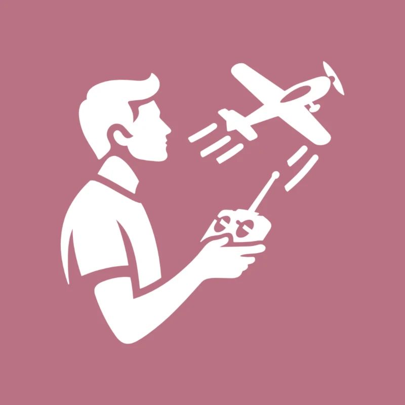 Flight with the remote-controlled aircraft
