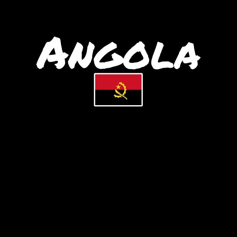 Angola Angolanische Flagge Angolaner