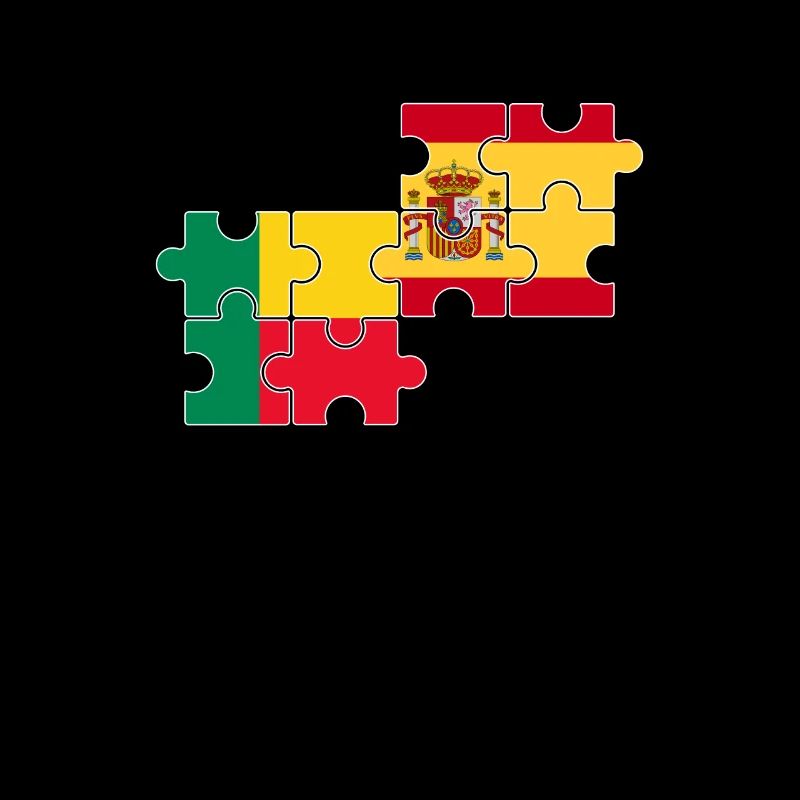 Benin Spanien Flagge Beniner