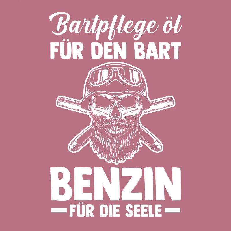 Bärtiger Biker Bartträger Motorradfahrer Motorrad