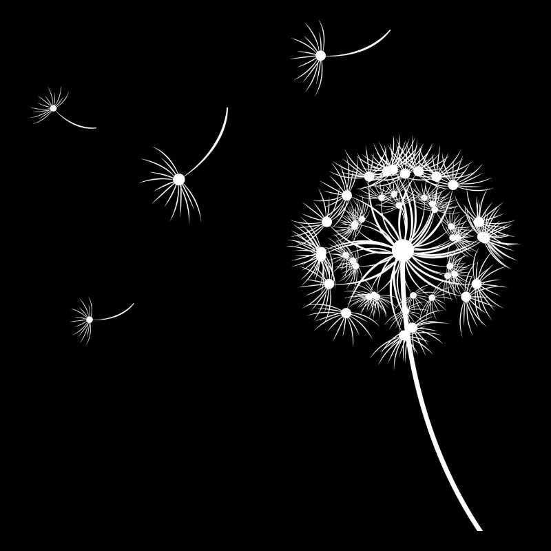 Dandelion - seeds fly away