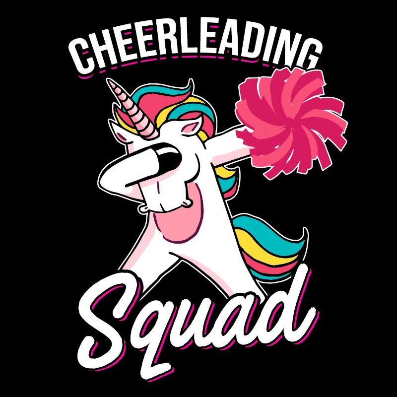 Cheerleading Squad Unicorn Cheerleader Cheerdance