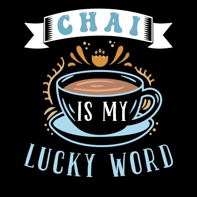 Chai Latte Tee trinken Teetrinker