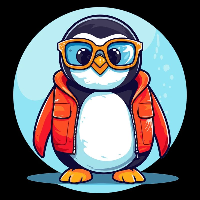 Pingouin à lunettes