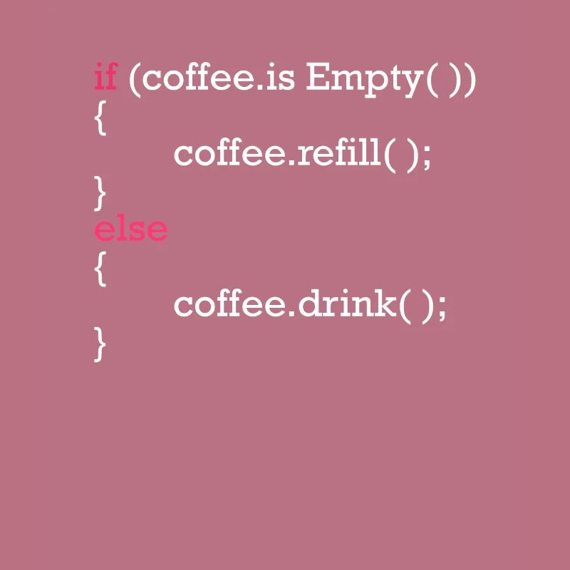Program Code Coffee Refill IT Developers