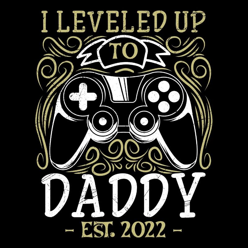 Gaming Vater werdender Papa 2022 Leveld up