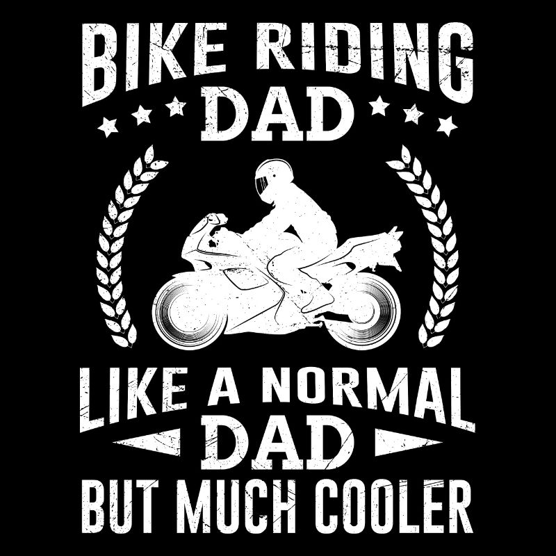Moped Riding Dad Motorcycle Father
