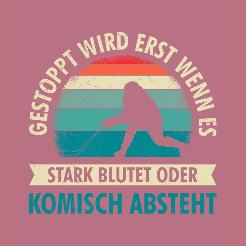 Eishockey gestoppt wird erst wenn es blutet