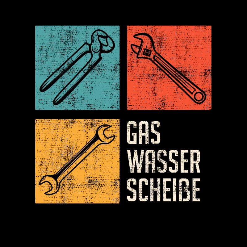 Plombier de merde d’eau de gaz