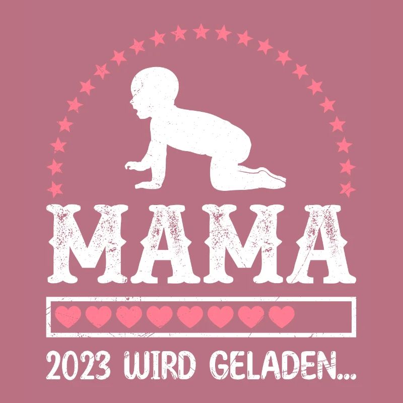 Mama 2023 loading Mutter schwanger Mädchen Mama