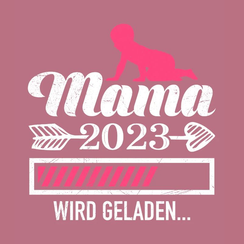 Mama 2023 loading Mutter schwanger Mädchen Mama