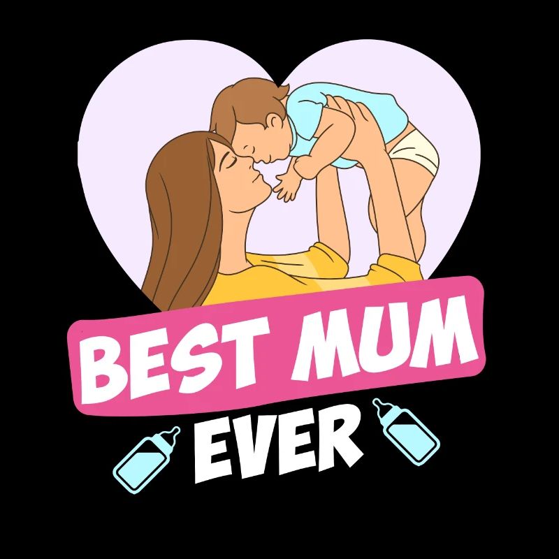 Best Mum Ever Beste Mama der Welt Mutter Kind