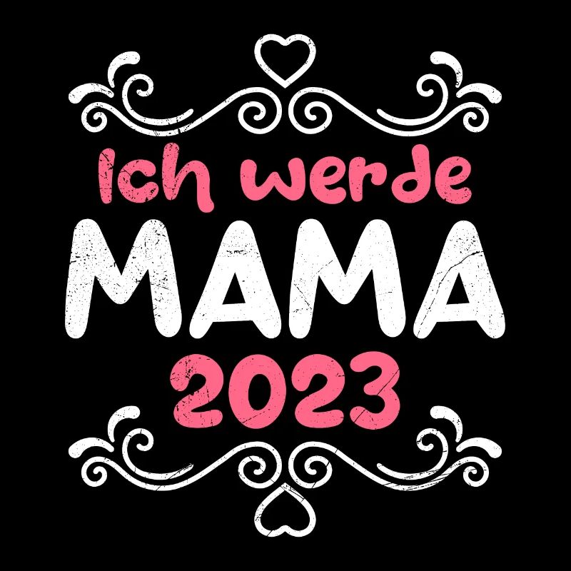 Mama 2023 Ich werde Mutter Mädchen Mama