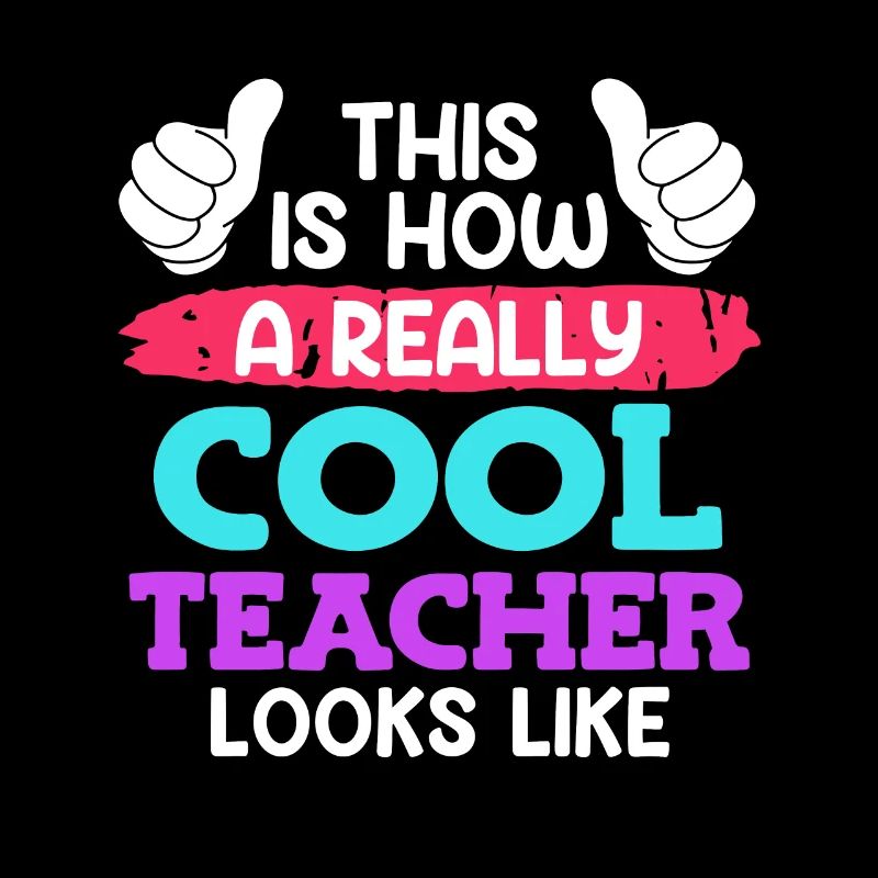 So sieht ein cooler Lehrer aus Lehrer