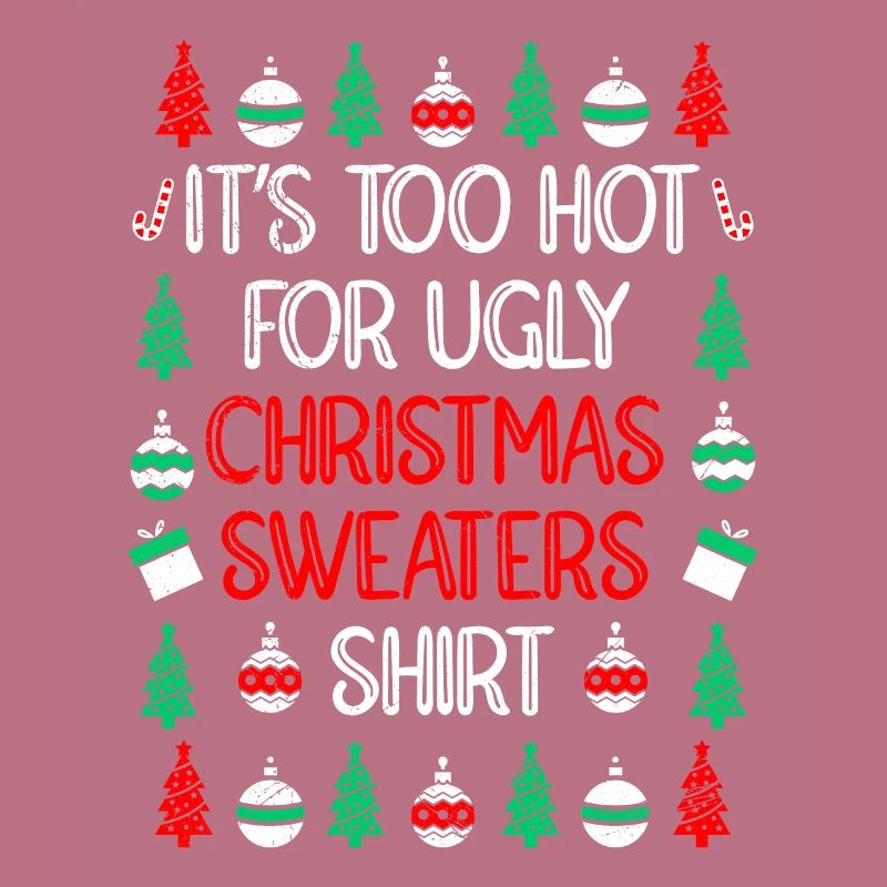 Trop chaud pour un pull de Noël moche