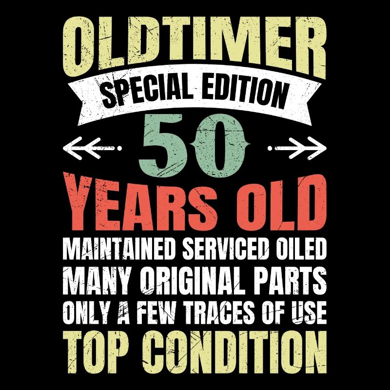 Oldtimer 50 ans 50e anniversaire hommes hommes
